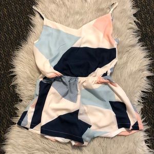 Geometric romper